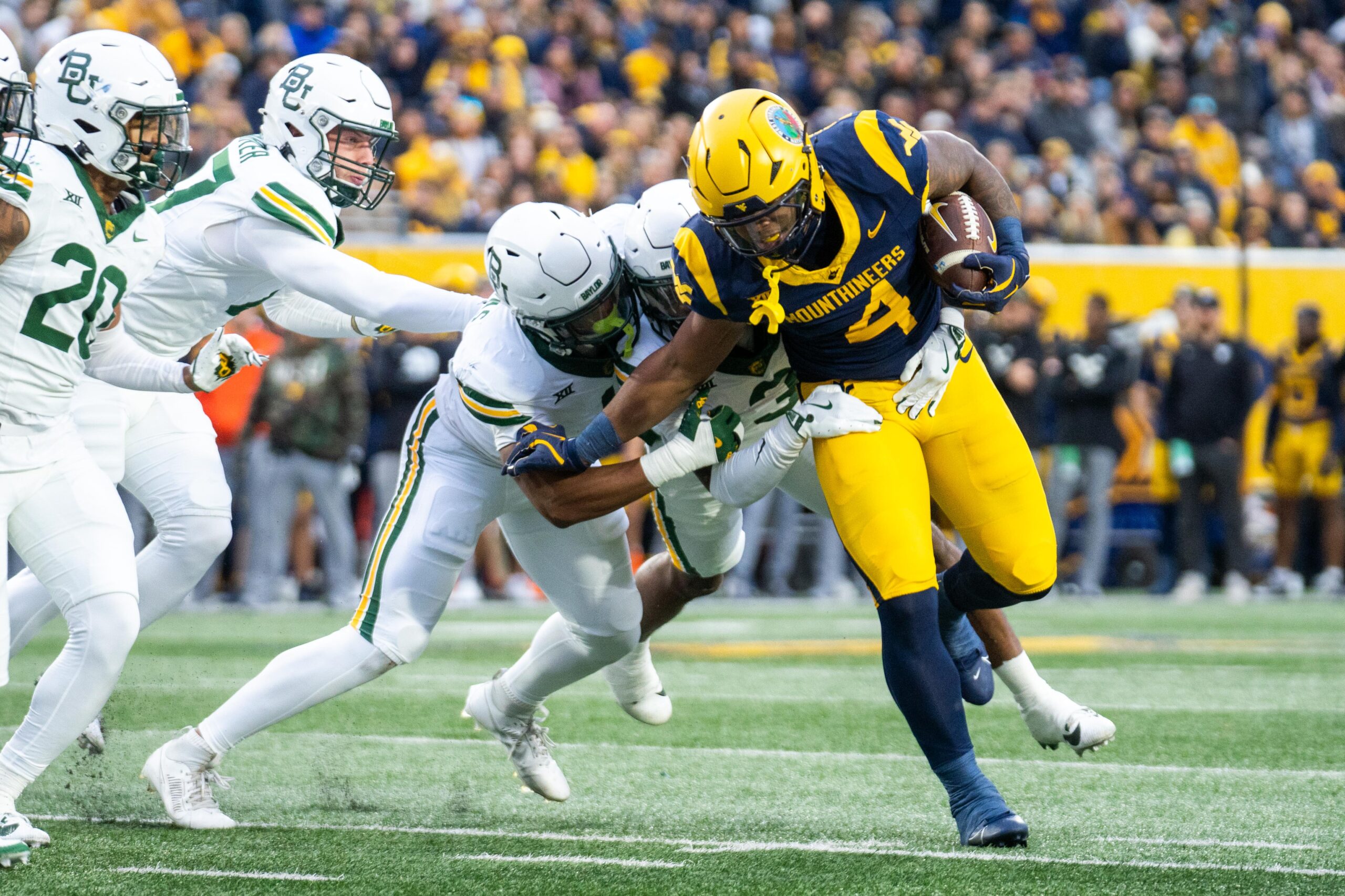 Baylor blasts WVU, Mountaineers' hope for a bowl game dampened